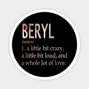 Beryl Girl Name Definition Magnet